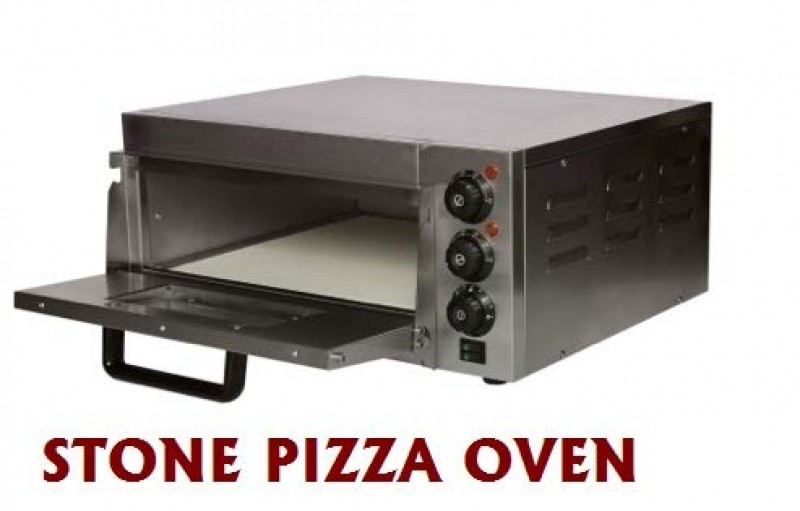 Commercial Single Door Stone Pizza Oven for Bakery and Fast Food Cafe