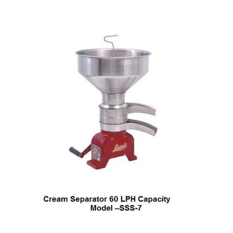 Hand Operated Cream Separator 65 LPH