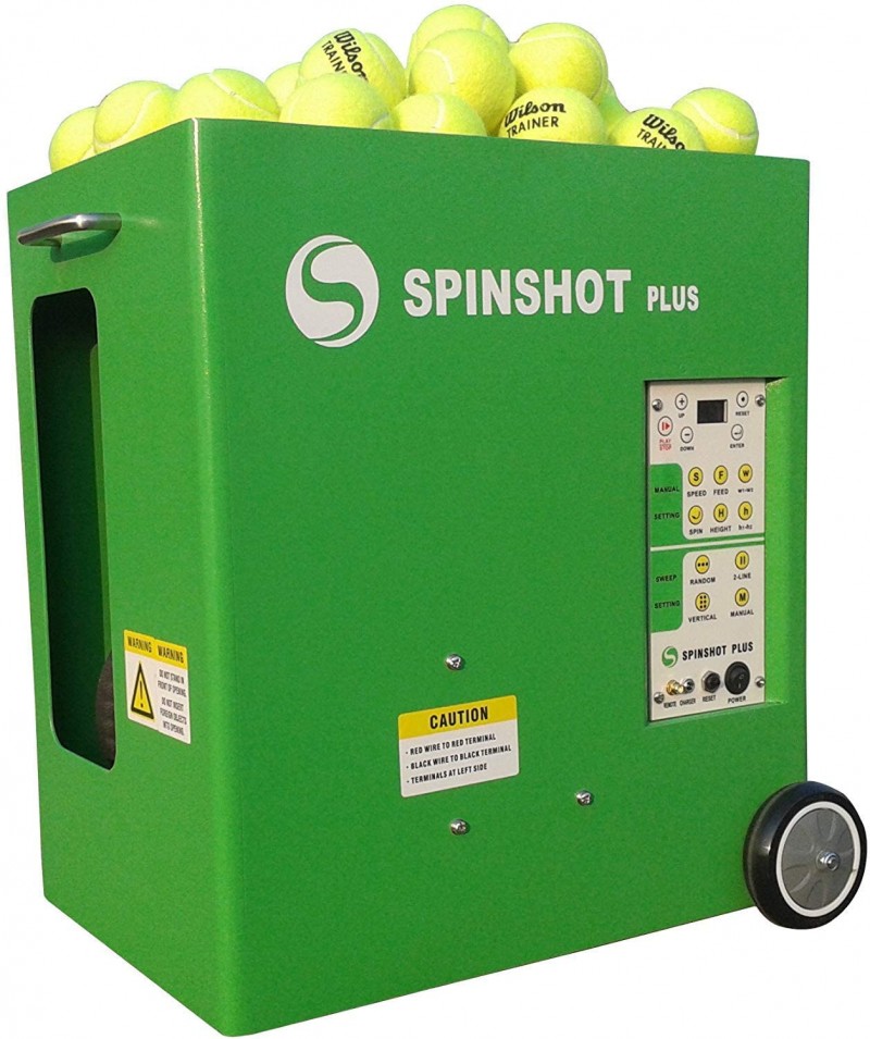 Spinshot Plus Tennis Ball Machine with Phone Remote Supported