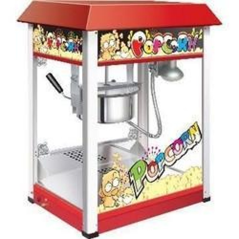 Electric Popcorn Machine - 250gms -Beautifully decorated Glass Chamber