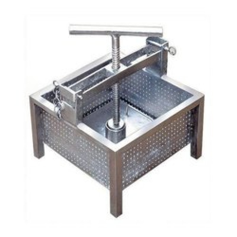 Paneer Press Mould, 5Kg, SS, Screw Type