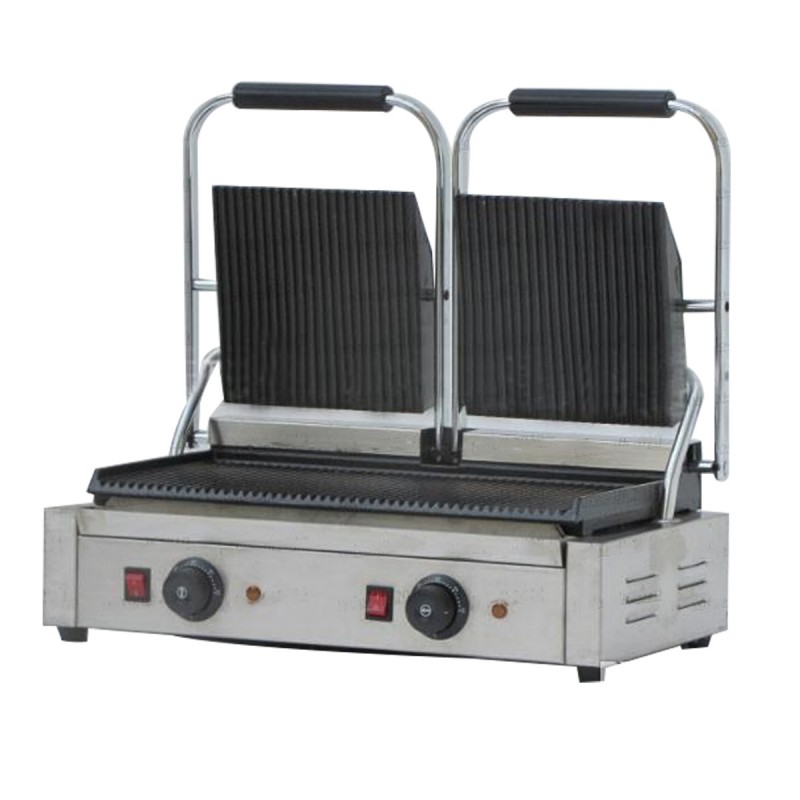 Commercial Stainless Steel Double Head Sandwich Griller, SS