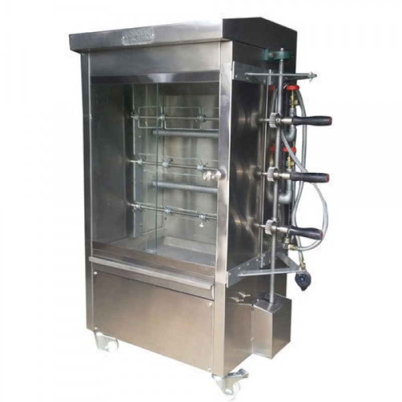 Chicken Grill Machine, LPG, 3 Rods