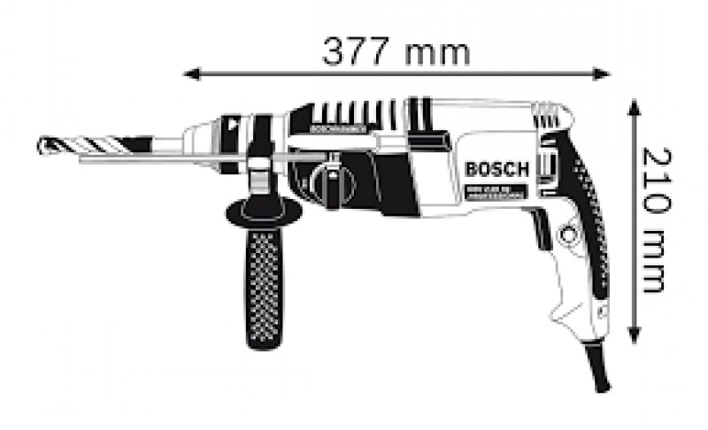 Bosch 800W Professional Rotary Hammer, GBH 2-26 RE