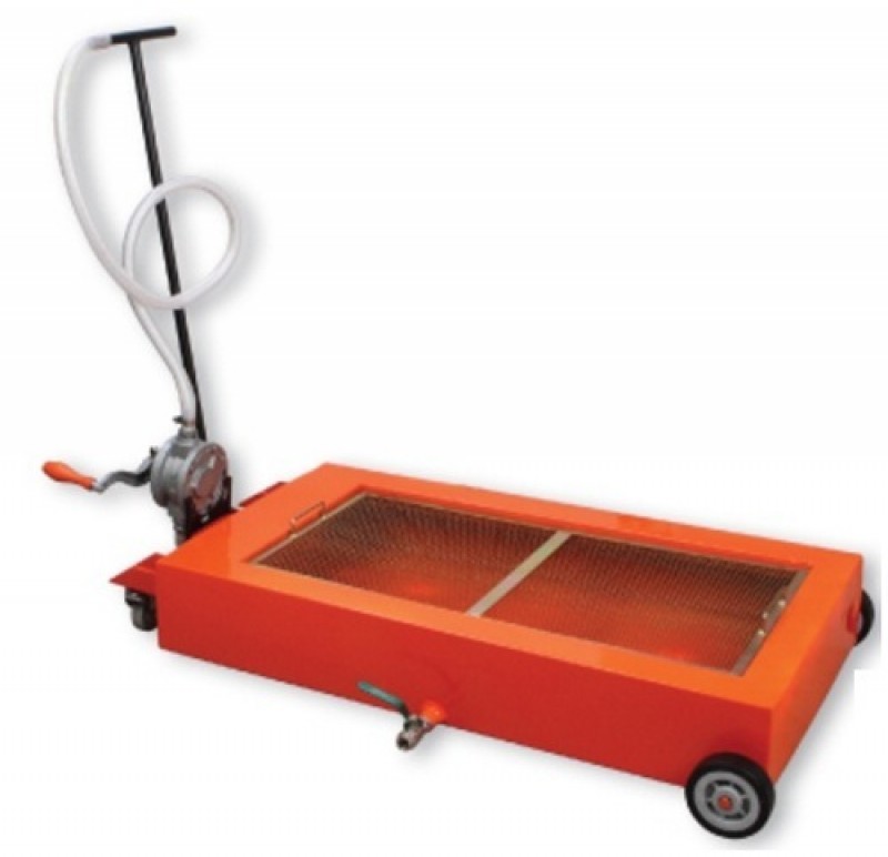 Groz Low Profile Truck Oil Drain Trolley - TD/68G