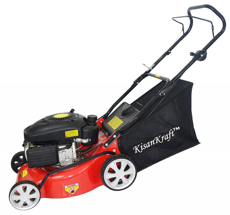 Kisankraft Petrol Lawn Mower-16inch (400)-Hand Push-KK LMP-6416