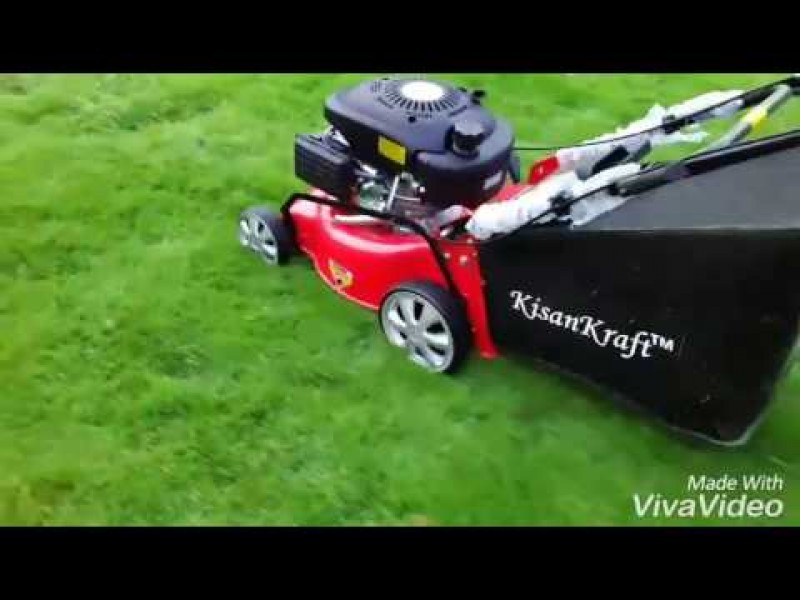 Kisankraft Petrol Lawn Mower-16inch (400)-Hand Push-KK LMP-6416