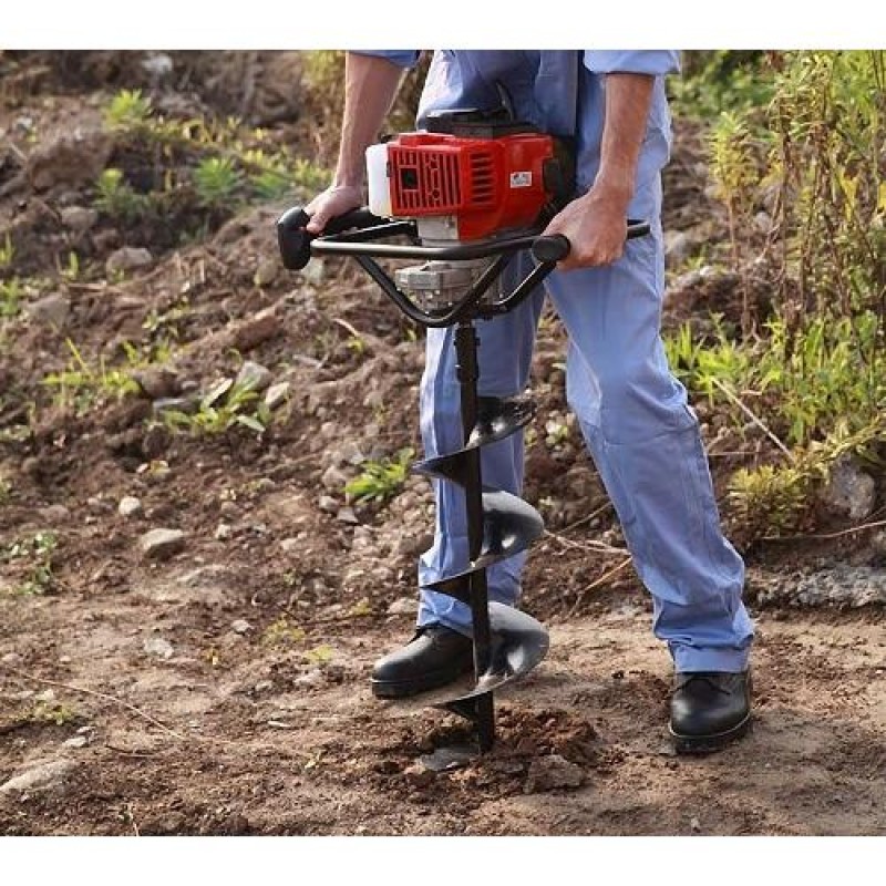 AG 43, 8 Inch Digger/Earth Auger 2 Stroke Engine 52 CC Machine