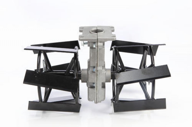 Rotavator Type Tiller Attachment for Brush Cutter, 28mm Shaft Size