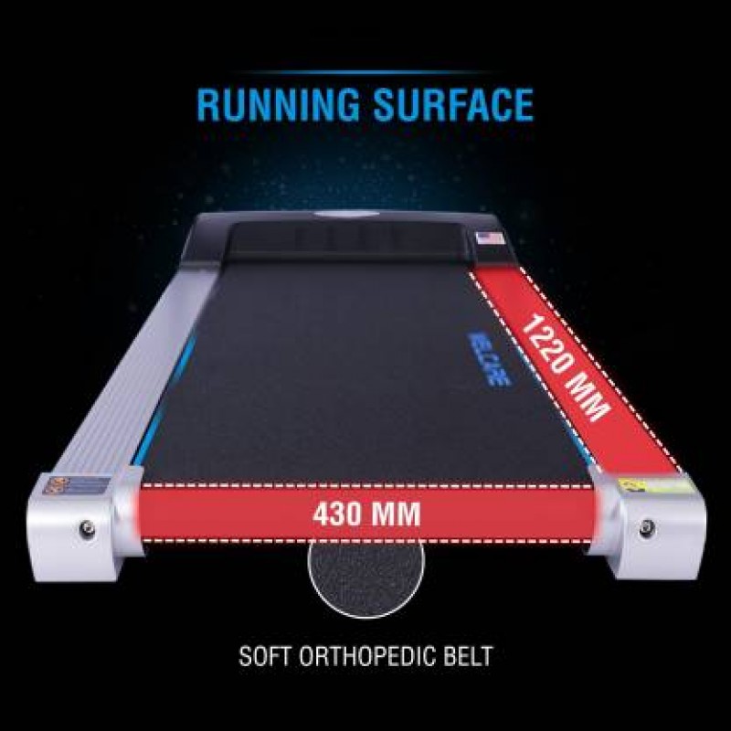 WELCARE WC2266 2 HP ( 4HP PEAK) Folding Treadmill, Electric Motorized Exercise Machine for Running & Walking