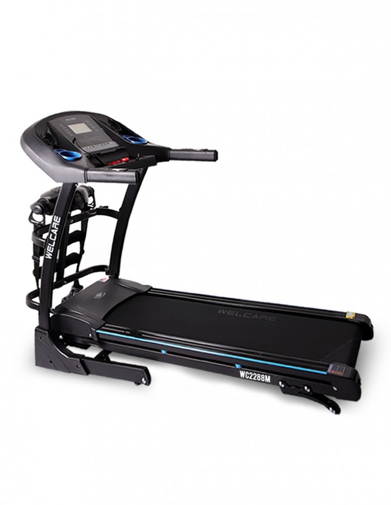 Welcare Wc2288Mi Motorized and Cushioned Treadmill 1.5 Hp (3Hp Peak) Powerful Dc Motor 15 Level Incline Massager Twister Ab Crunch
