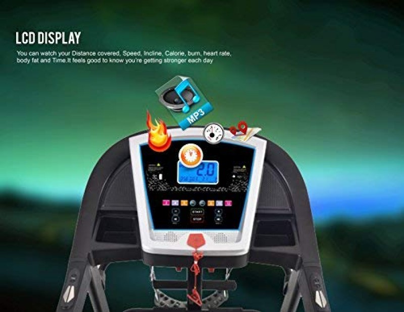 Welcare Wc3545M Motorized and Cushioned Treadmill 1.75 Hp (3.5Hp Peak) Powerful Dc Motor Massager Twister Ab Crunch