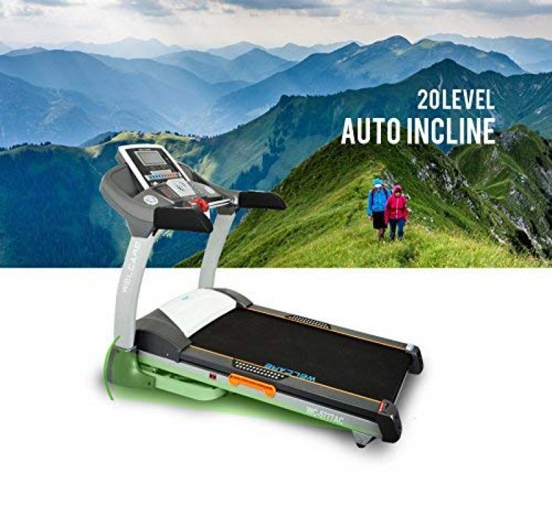 Welcare Wc5777Ac Motorized and Cushioned Treadmill 2.5Hp Ac Motor 20 Level Incline