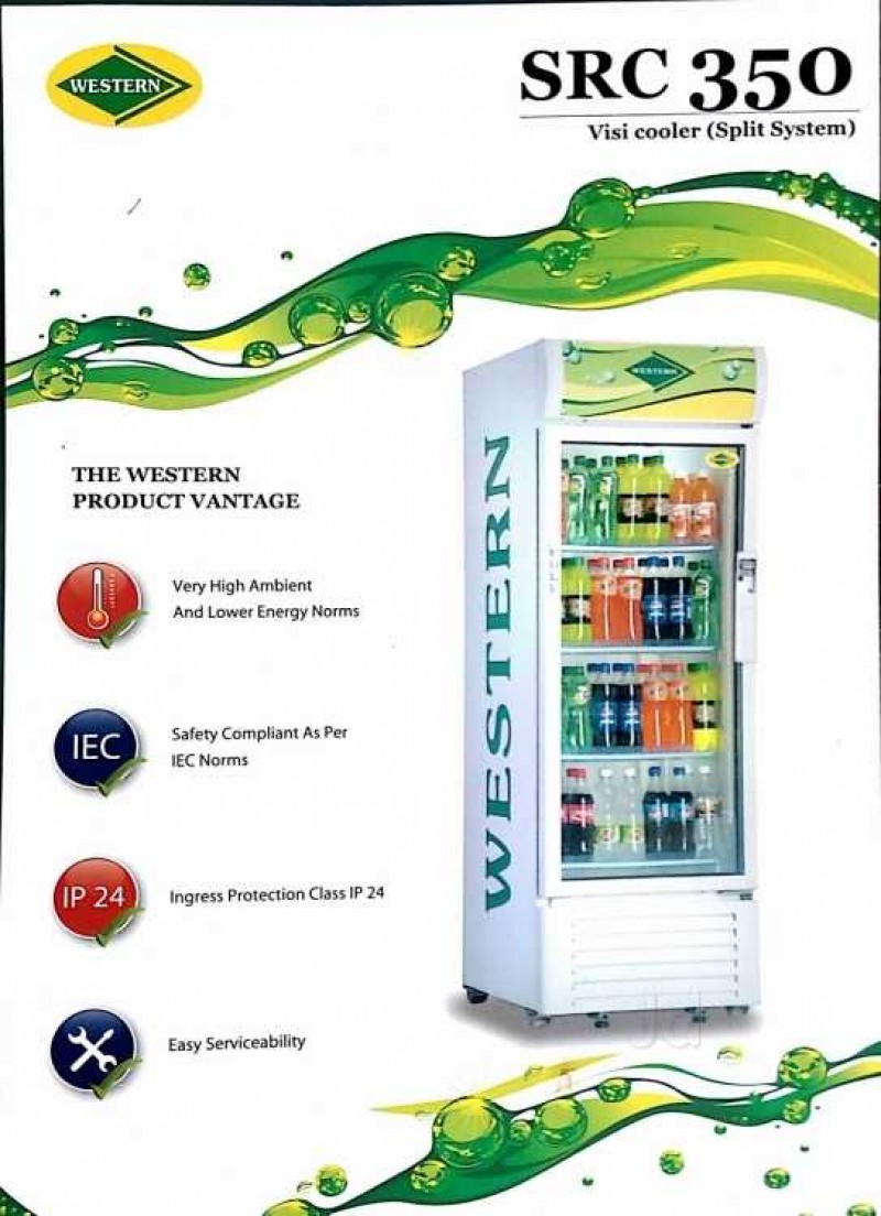 Western SRC 350 Visi Cooler with Canopy for Restaurant/Dairy Centres/Pharmacy,etc