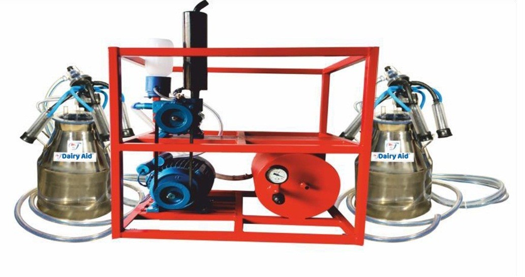 Double Bucket Automatic Milking Machine,15-30 cows/hour