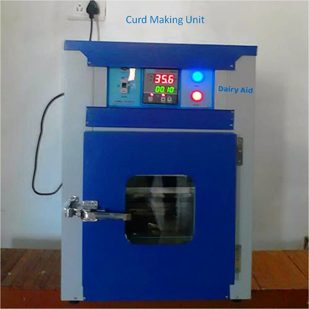 95 Ltrs Curd Making Unit with digital control panel and fan