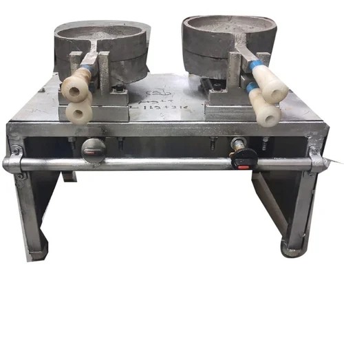 Commercial 2 Pcs Gas Operated UFO Burger Maker Machine