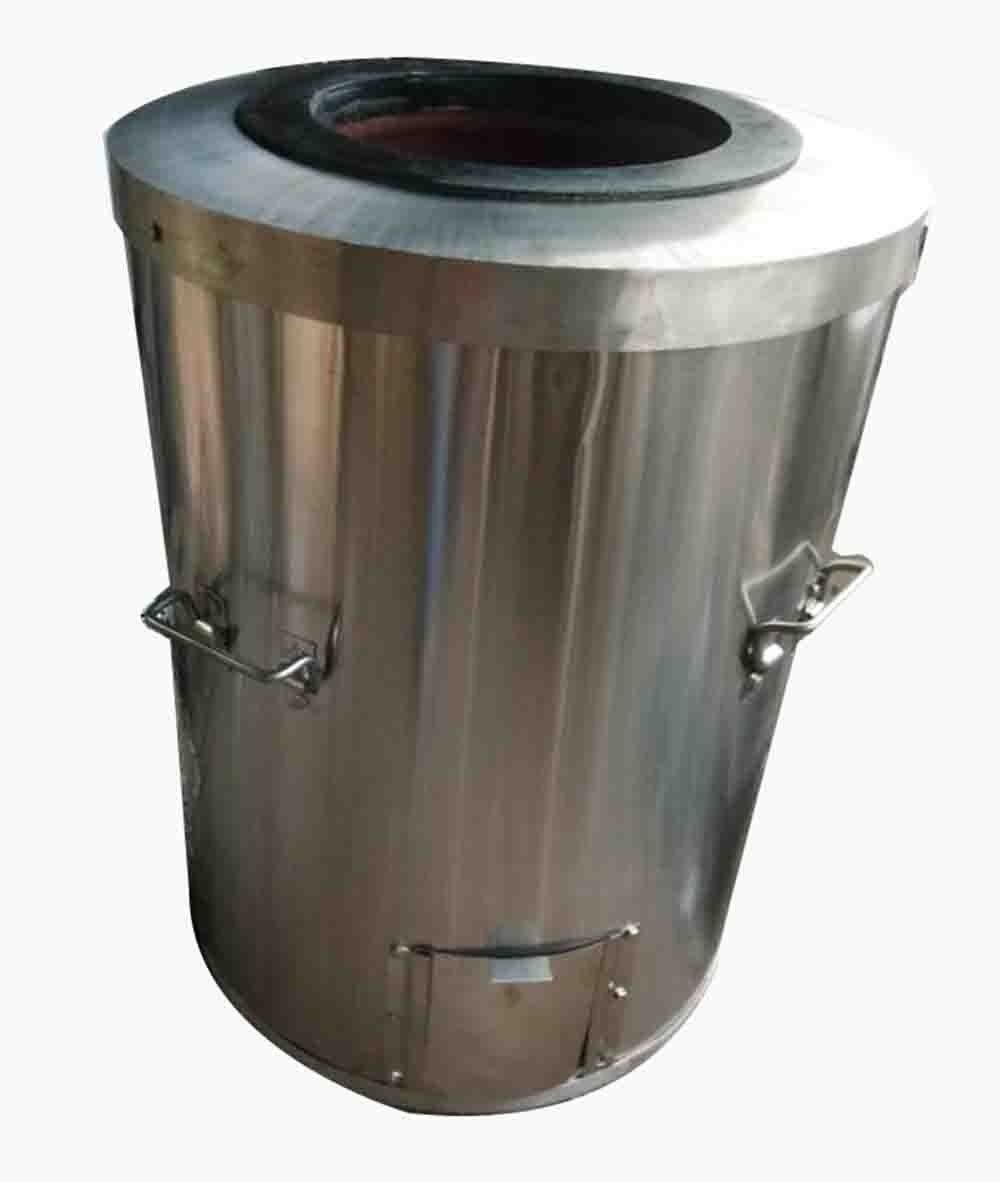 24 inch Charcoal SS Round Tandoor With LPG Kit