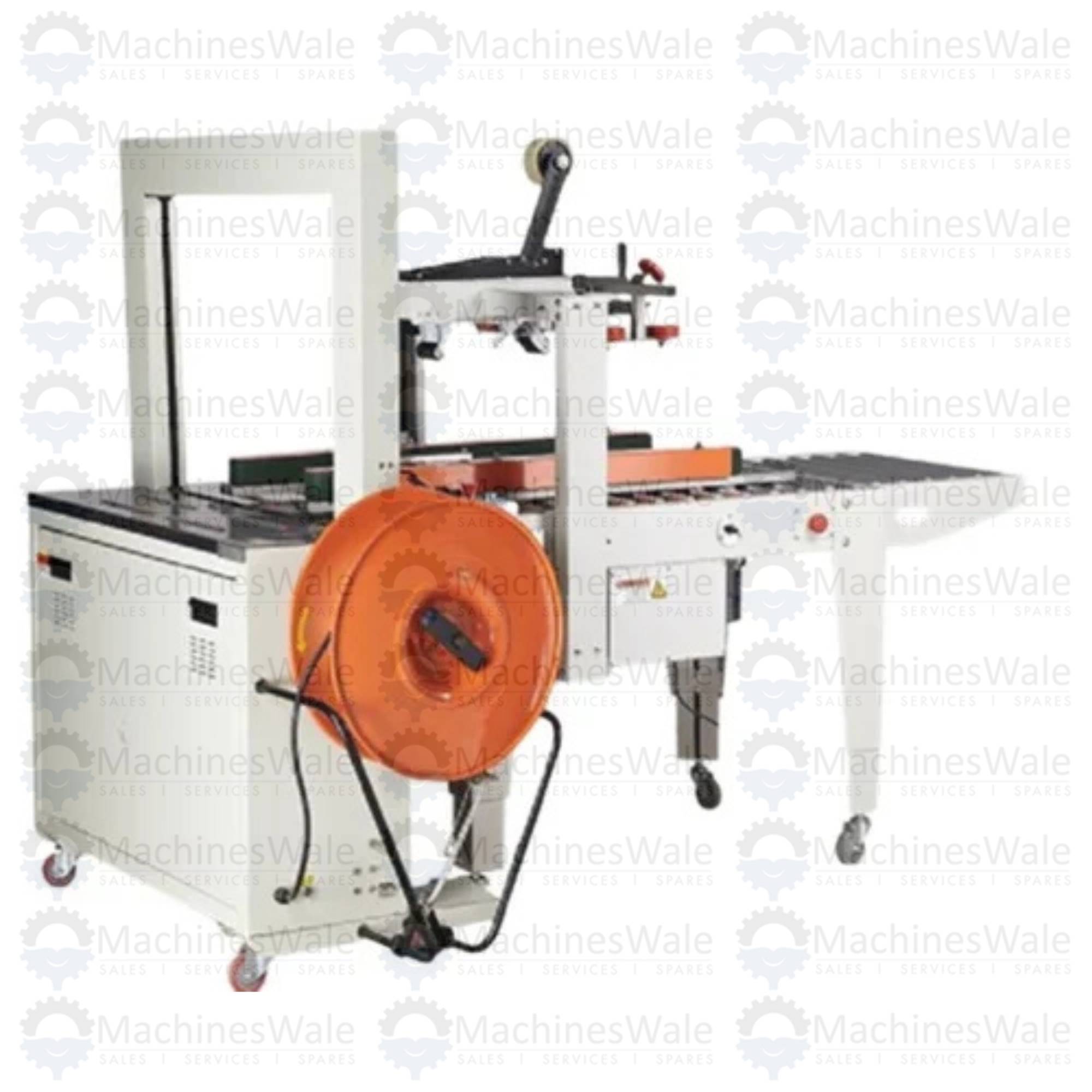2-in-1 Strapping & Taping Line Carton Sealer