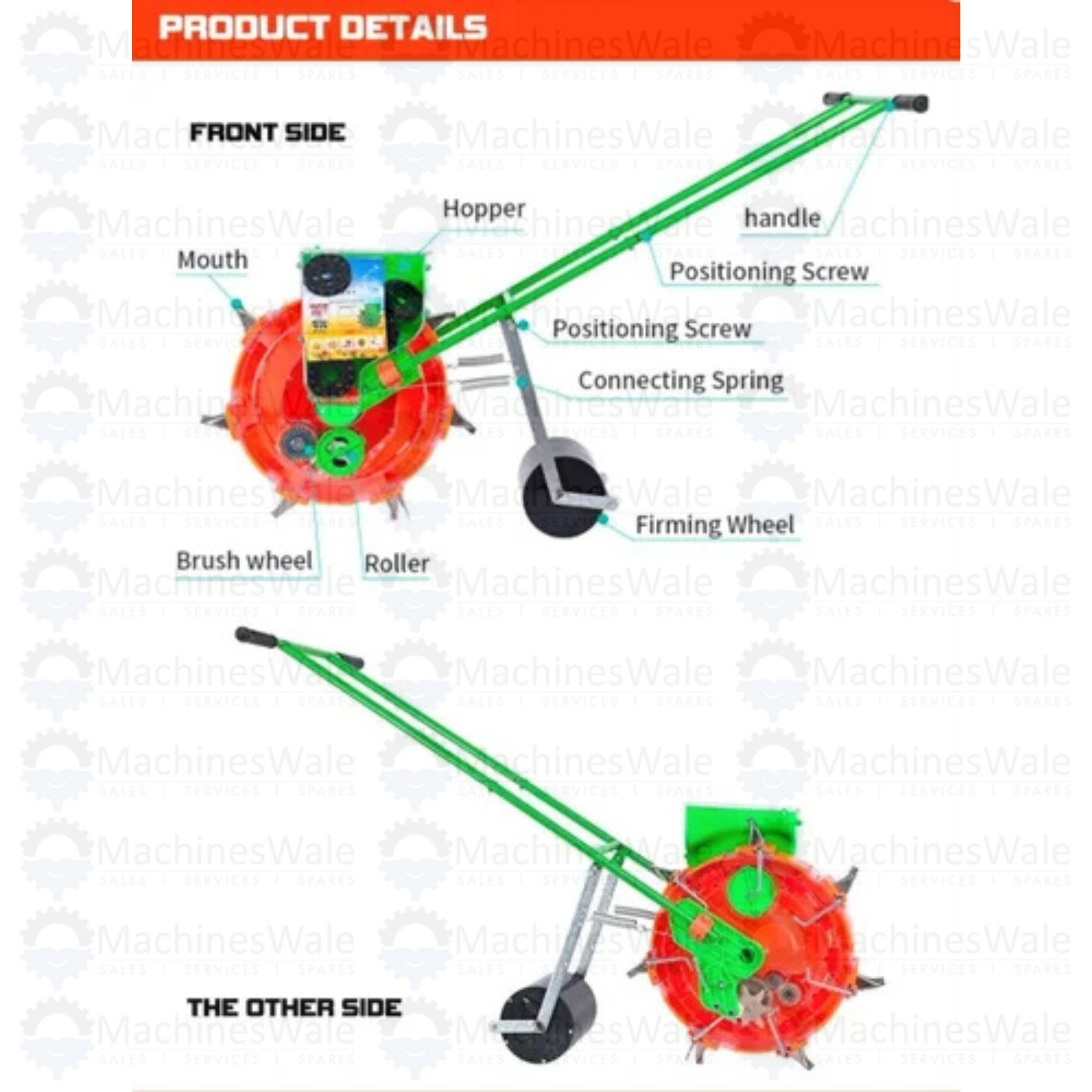 REALLY 12-Teeth Manual Seeder Machine