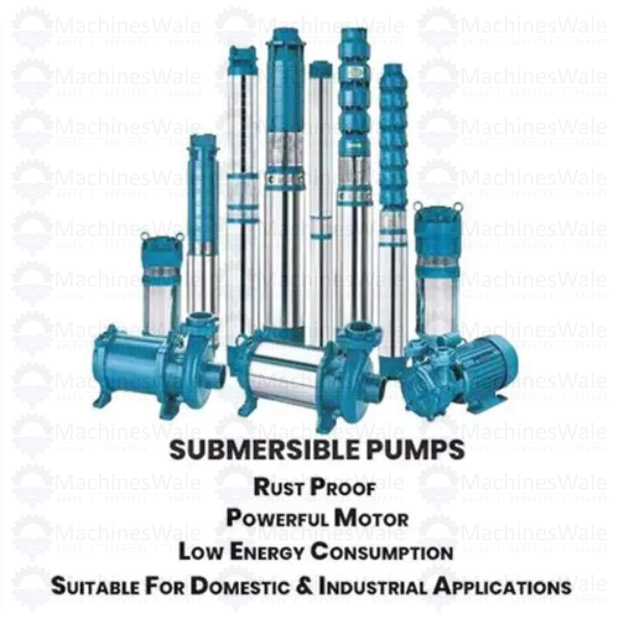 Lubi 0.75hp 15-stage single phase submersible pump