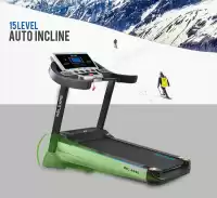 Welcare Wc4646 Motorized and Cushioned Treadmill 2Hp (4Hp Peak) Powerful Dc Motor 15 Level Incline