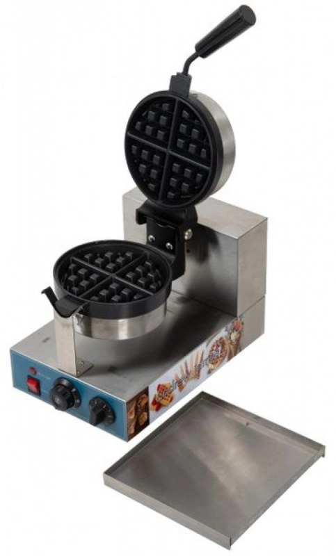 Andrew James Round Rotary 1.5 inch Deep Waffle Maker