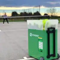 Spinshot Player Tennis Ball Machine with Phone Remote App Supported