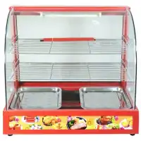 Electric Commercial Food Warmer cum Showcase Cabinet Unit