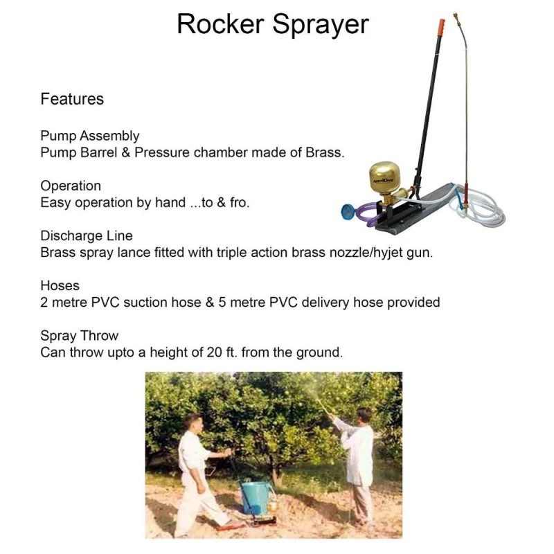 Portable Rocker Sprayer for Garden 1200 ml/min
