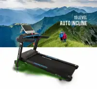 Welcare Wc5151 Motorized and Cushioned Treadmill 2.5Hp (5Hp Peak) Powerful Dc Motor 15 Level Incline