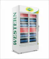 Western SRC 1000DD Double Door Visi Cooler for Restaurant/Dairy Centres/Pharmacy,etc