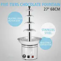 5 Layer S.s Chocolate Fountain