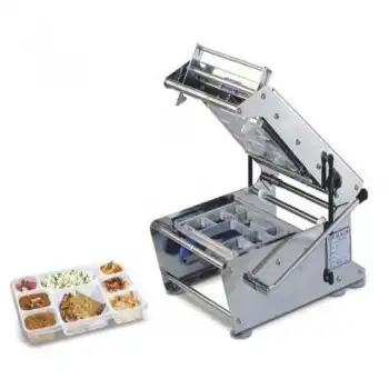 8 Container Thali/Meal Tray Sealing Machine