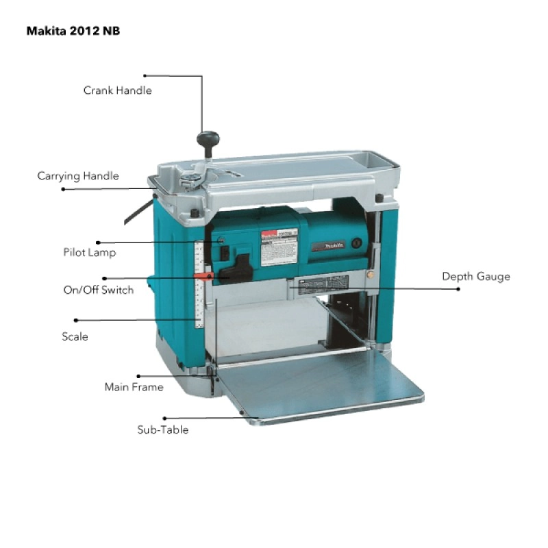 Makita 2012nb planer thicknesser 240v deals